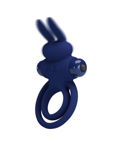 PRETTY LOVE DAREY DOBLE ANILLO VIBRADOR RABBIT AZUL