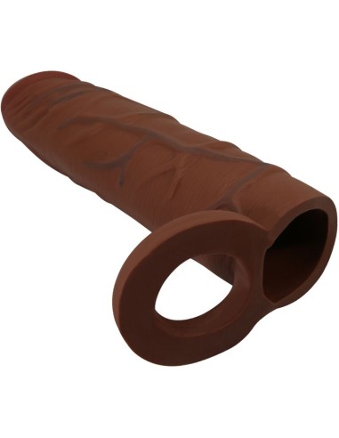 PRETTY LOVE KAILE FUNDA PARA PENE CON EXTENSIAN DE 25 CM MULATO