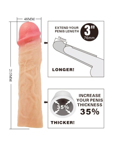PRETTY LOVE DEREK FUNDA PENE CON EXTENSIAN DE 76 CM NATURAL