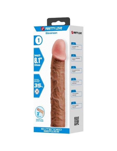 PRETTY LOVE STEVENSON FUNDA PENE CON EXTENSIAN DE 76 CM MULATO