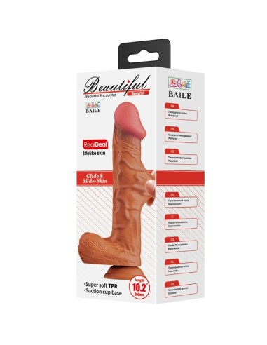 BAILE BERGRISI DILDO REALASTICO 26 CM NATURAL
