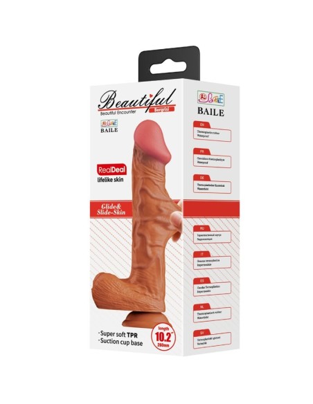 BAILE BERGRISI DILDO REALASTICO 26 CM NATURAL