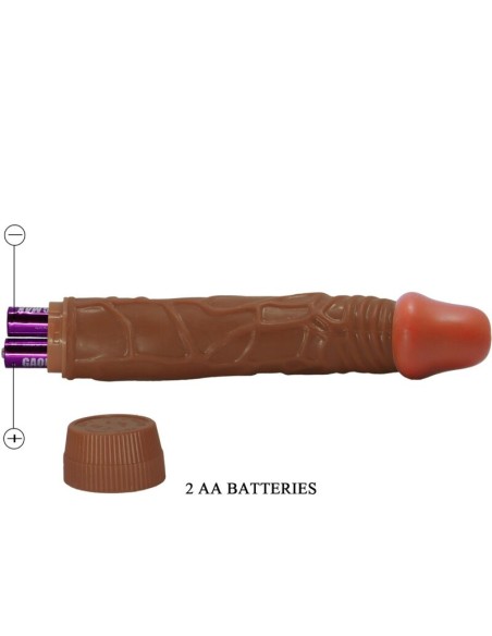 BAILE BOB VIBRADOR REALASTICO 225 CM MULATO