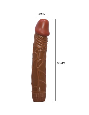 BAILE BOB VIBRADOR REALASTICO 225 CM MULATO