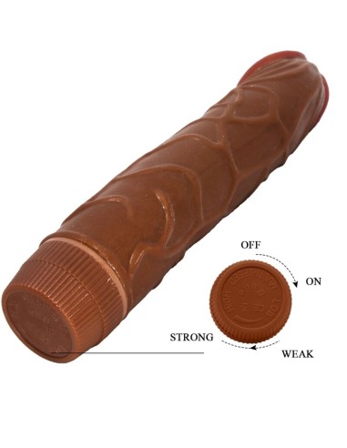 BAILE BOB VIBRADOR REALASTICO 225 CM MULATO