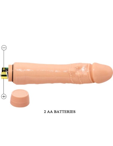BAILE DYBBUK VIBRADOR REALASTICO 24 CM NATURAL