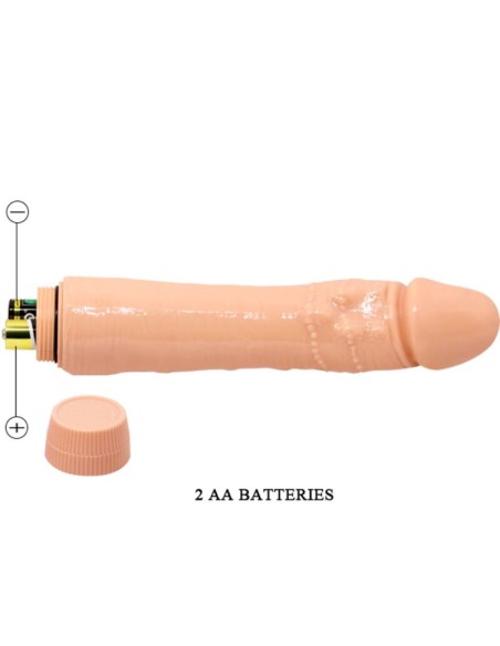 BAILE DYBBUK VIBRADOR REALASTICO 24 CM NATURAL