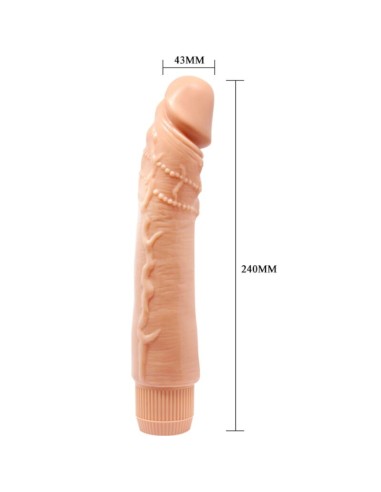 BAILE DYBBUK VIBRADOR REALASTICO 24 CM NATURAL