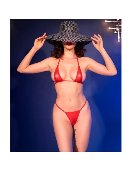 CHILIROSE CR 4840 MICRO BIKINI ROJO S M
