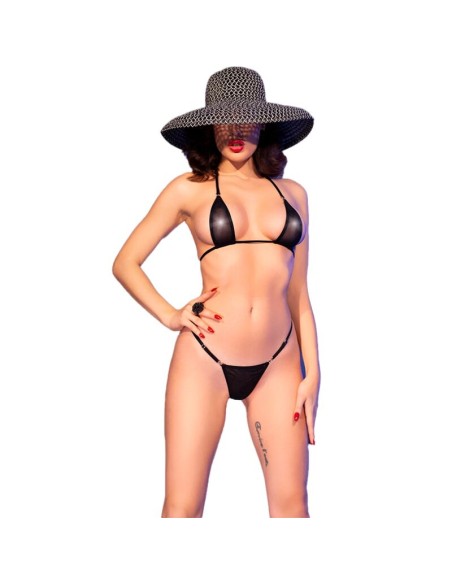 CHILIROSE CR 4840 MICRO BIKINI NEGRO S M