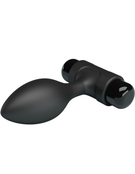 PRETTY LOVE VIBRA BUTT PLUG ANAL 10 VIBRACIONES NEGRO