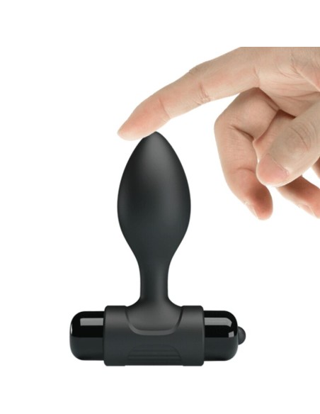 PRETTY LOVE VIBRA BUTT PLUG ANAL 10 VIBRACIONES NEGRO