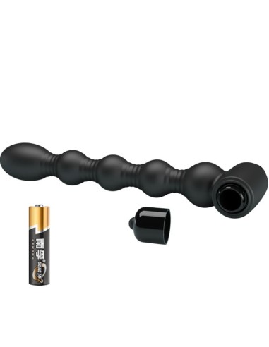 PRETTY LOVE LYNN PLUG ANAL SILICONA 10 VIBRACIONES NEGRO