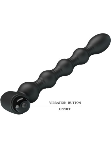 PRETTY LOVE LYNN PLUG ANAL SILICONA 10 VIBRACIONES NEGRO