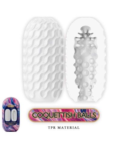 PRETTY LOVE VENUS X 15 MASTURBADORES MASCULINOS SILICONA BLANCO
