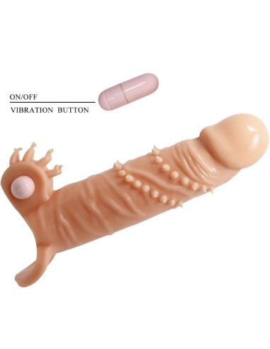 PRETTY LOVE CONNOR FUNDA PARA PENE ESTIMULADOR DE CLATORIS NATURAL
