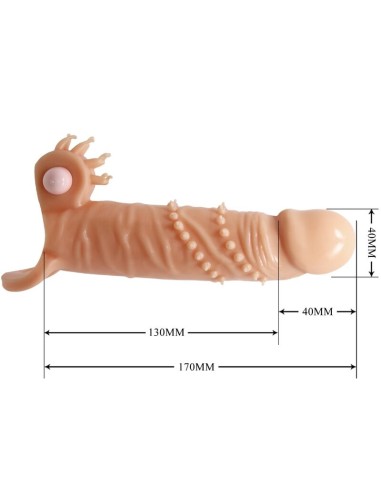 PRETTY LOVE CONNOR FUNDA PARA PENE ESTIMULADOR DE CLATORIS NATURAL