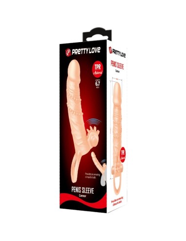 PRETTY LOVE CONNOR FUNDA PARA PENE ESTIMULADOR DE CLATORIS NATURAL