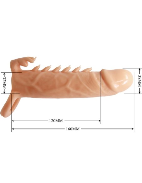 PRETTY LOVE EMMIT FUNDA PARA PENE ESTIMULADOR DE CLATORIS NATURAL