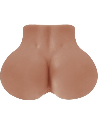 CRAZY BULL MILA TRASERO VIBRADOR CON VAGINA Y ANO REALASTICO NATURAL CONTROL REMOTO