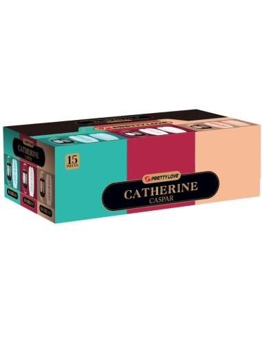 PRETTY LOVE CASPAR PACK 15 MASTRUBADORES MASCULINOS VARIOS