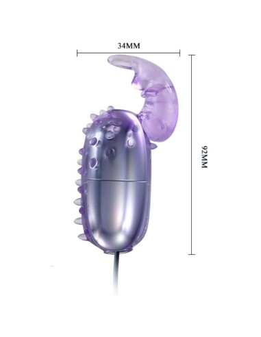 SUPER VIBRATOR HUEVO VIBRADOR CON ESTIMULADOR