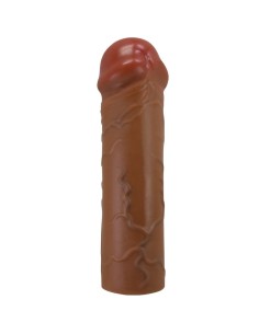 PRETTY LOVE NILE FUNDA PARA PENE CON EXTENSIAN DE 25 CM MULATO