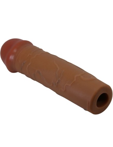 PRETTY LOVE NILE FUNDA PARA PENE CON EXTENSIAN DE 25 CM MULATO