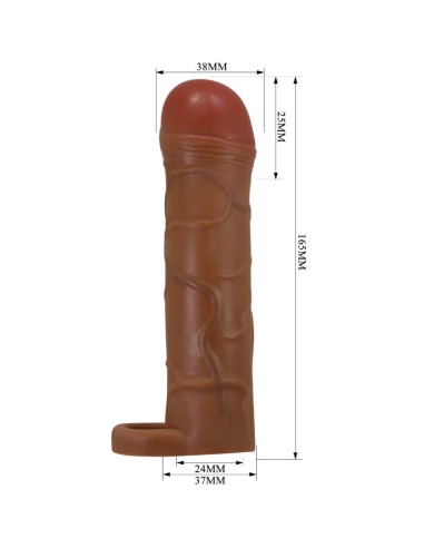 PRETTY LOVE BUNION FUNDA PARA PENE CON EXTENSIAN DE 25 CM MULATO
