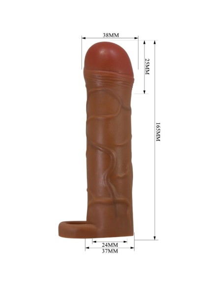 PRETTY LOVE BUNION FUNDA PARA PENE CON EXTENSIAN DE 25 CM MULATO
