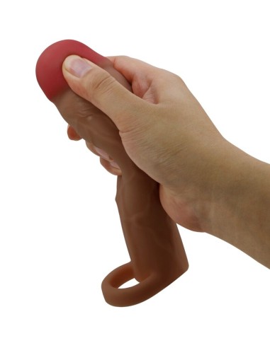 PRETTY LOVE HANI FUNDA PARA PENE CON EXTENSIAN DE 5 CM MULATO