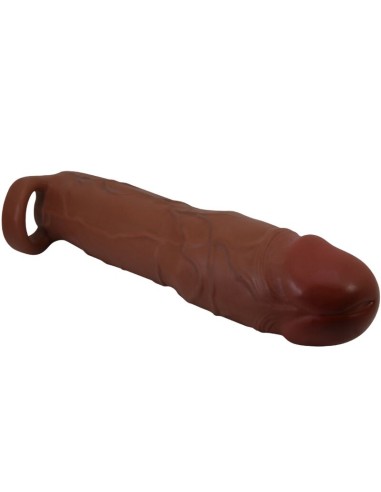 PRETTY LOVE GERD FUNDA PARA PENE CON EXTENSIAN DE 76 CM MULATO