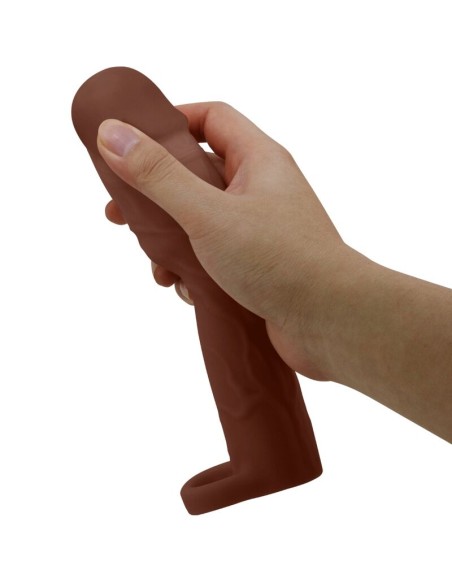 PRETTY LOVE GERD FUNDA PARA PENE CON EXTENSIAN DE 76 CM MULATO