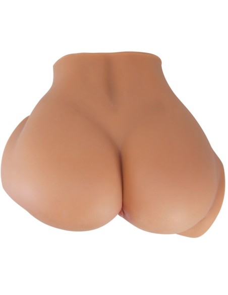 CRAZY BULL EMILIA TRASERO VIBRADOR CON VAGINA Y ANO REALASTICO NATURAL CONTROL REMOTO