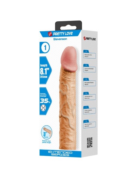 PRETTY LOVE STEVENSON FUNDA PENE CON EXTENSIAN DE 76 CM NATURAL