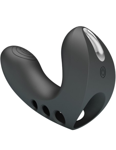 PRETTY LOVE CAMELIA VIBRADOR DE DEDO 7 VIBRACIONES NEGRO