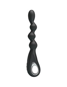 PRETTY LOVE FEDERER VIBRADOR ANAL 12 VIBRACIONES NEGRO