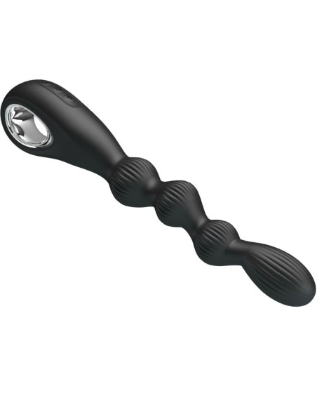 PRETTY LOVE FEDERER VIBRADOR ANAL 12 VIBRACIONES NEGRO