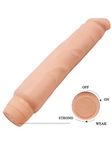 BAILE JACK VIBRADOR REALASTICO 26 CM NATURAL