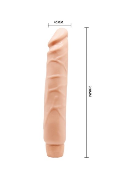 BAILE JACK VIBRADOR REALASTICO 26 CM NATURAL