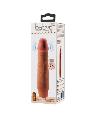 BAILE JEFF VIBRADOR REALASTICO 195 CM MULATO
