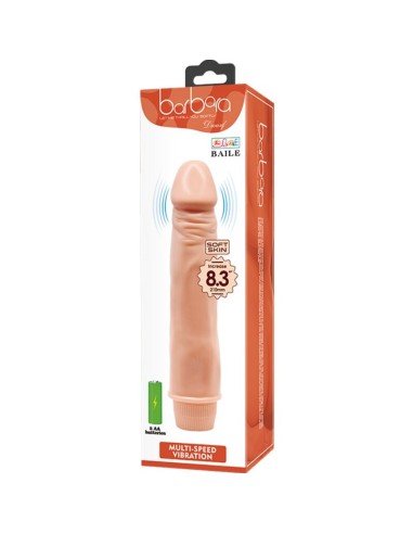 BAILE DWARF VIBRADOR REALASTICO 21 CM NATURAL
