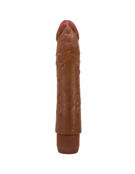 BAILE DYBBUK VIBRADOR REALASTICO 24 CM MULATO