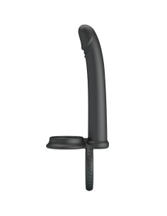 PRETTY LOVE MOSES ANILLO DOBLE PENE PARA DONLE PENETACIAN NEGRO
