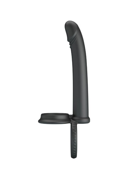 PRETTY LOVE MOSES ANILLO DOBLE PENE PARA DONLE PENETACIAN NEGRO