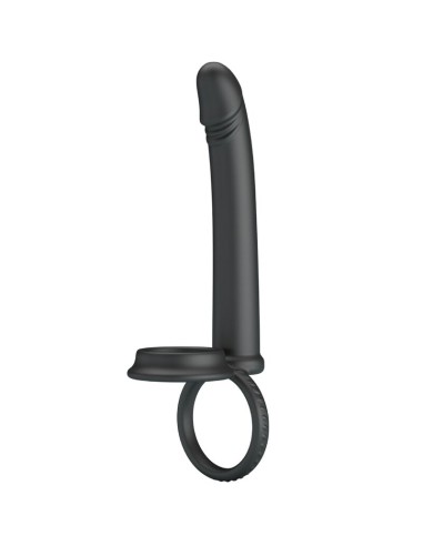 PRETTY LOVE MOSES ANILLO DOBLE PENE PARA DONLE PENETACIAN NEGRO