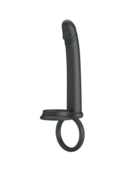 PRETTY LOVE MOSES ANILLO DOBLE PENE PARA DONLE PENETACIAN NEGRO