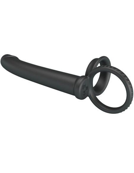 PRETTY LOVE MOSES ANILLO DOBLE PENE PARA DONLE PENETACIAN NEGRO