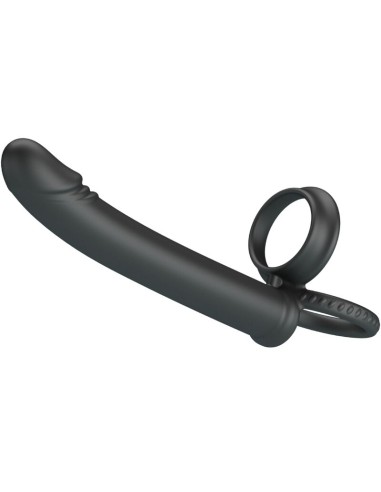 PRETTY LOVE MOSES ANILLO DOBLE PENE PARA DONLE PENETACIAN NEGRO