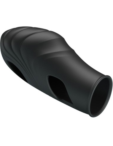 PRETTY LOVE LICH VIBRADOR DE DEDO SILICONA NEGRO